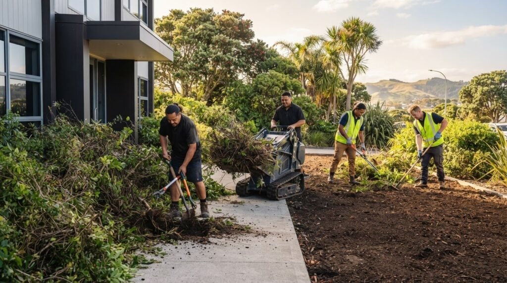 Commercial Shrub Bed Removal in Tauranga: A Clear Plan for Your Site